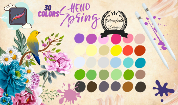 Beautiful 30 Spring Color Palette V1