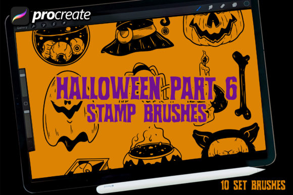 Enhancing Digital Design Workflows with Halloween Part Stamp Brush 6