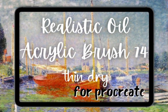 Evaluating Procreate Oil Brush 74 Thin Dry for Digital Impressionism