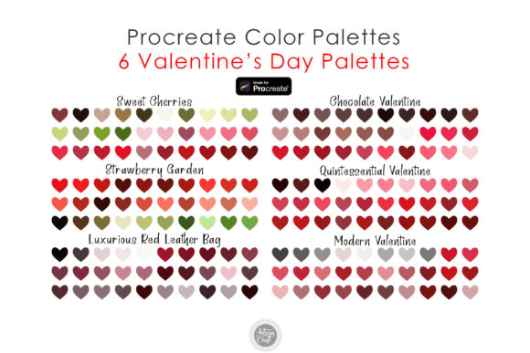 Ignite Your Digital Art: A Guide to the Procreate Color Palette for Valentine’s Day