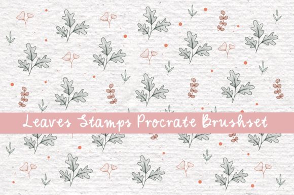 Integrating the Leaves Stamps Procreate Brushset into Your Digital Design Workflow