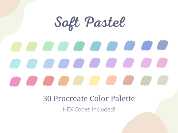 Integrating the Soft Pastel - 30 Procreate Color Palette into Your Digital Workflow
