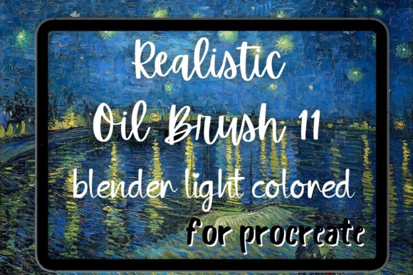 Mastering Digital Impressionism: A Deep Dive into the Procreate Oil Brush 11 Light Blender