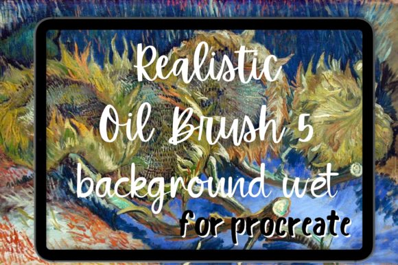 Mastering Digital Texture with the Procreate Oil Brush Background Wash Wet