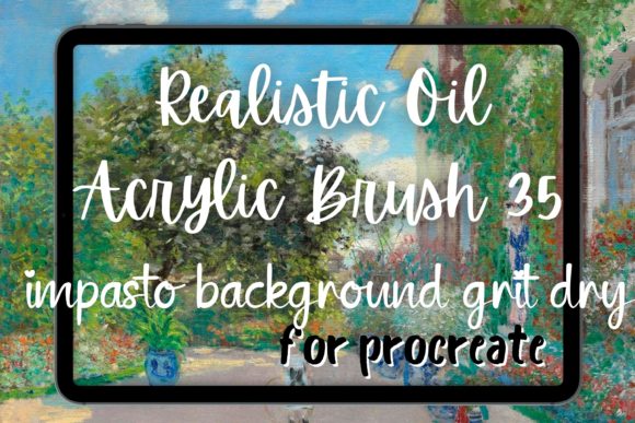 Mastering Texture and Depth with Procreate Oil Brush 35 Dry Impasto Grit