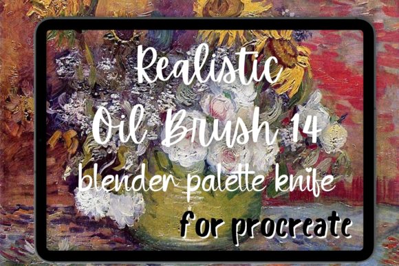 Mastering Texture and Depth with the Procreate Oil Brush 14 Blender Palette K