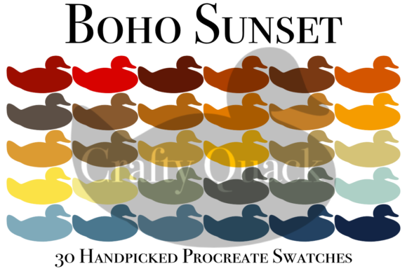 Mastering the Boho Sunset Procreate Color Palette: A Guide to Warm, Earthy Digital Art