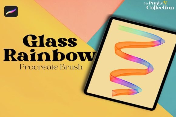 Mastering the Glass Rainbow Single Procreate Brush