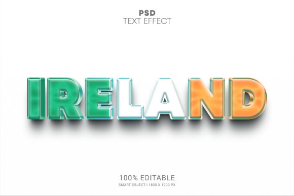 Mastering Visual Identity with Ireland PSD Editable Text Effect Templates