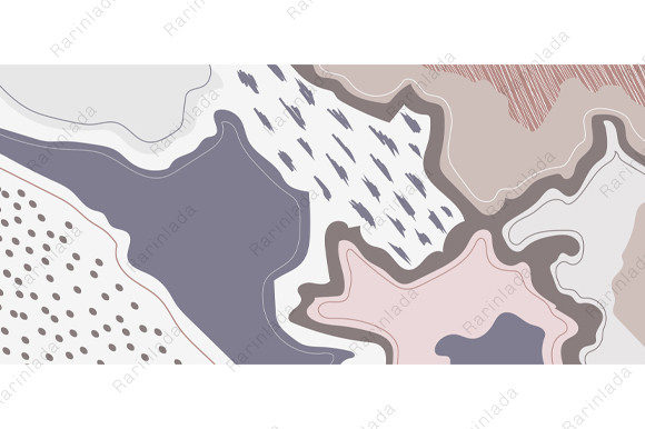 Modern Hand-Drawn Brush Strokes