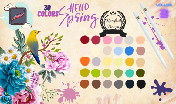 Revitalize Your Digital Art: A Guide to Beautiful Spring Color Palettes for Procreate