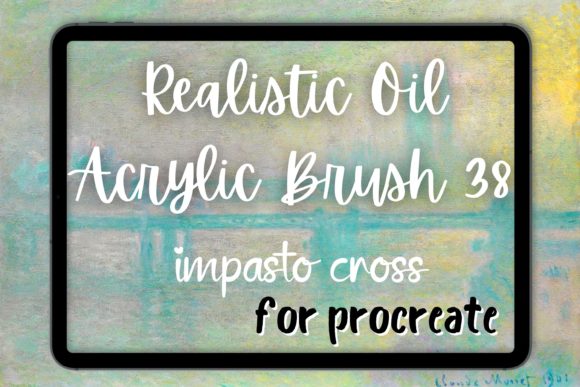 Strategic Texture: Mastering the Procreate Oil Brush 38 Impasto Cross for Digital Branding