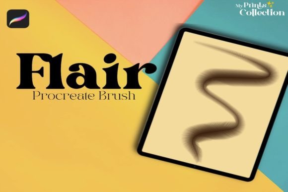 Strategic Visual Communication with the Flair Calligraphy Single Procreate Brush