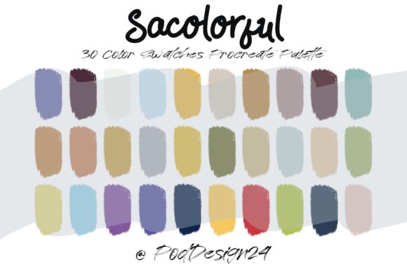 Streamlining Digital Art Workflows with the Procreate Color Palette Sacolorful
