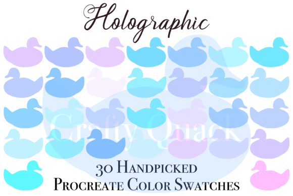 Unlocking Iridescent Depth with the Holographic Procreate Color Palette